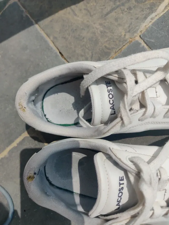 Baskets blanches Lacoste femme - photo numéro 5
