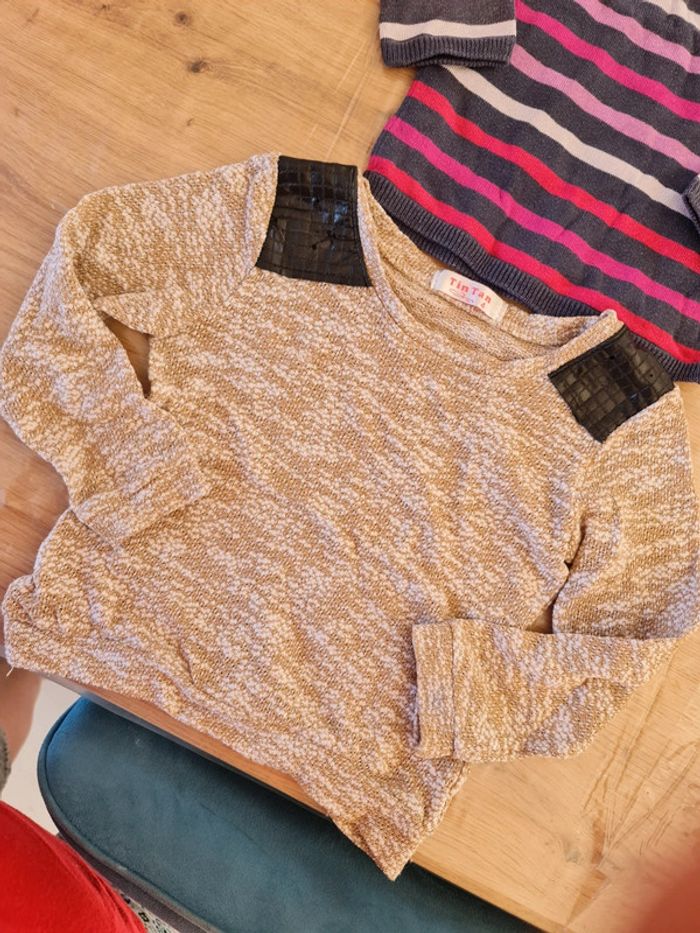 Lot de pull fin 4 ans - photo numéro 3
