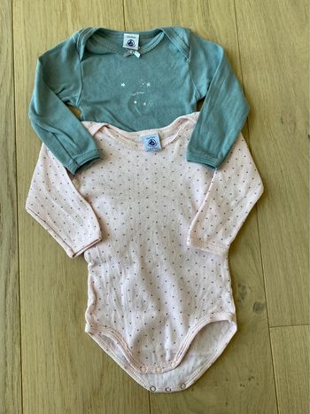 Lot de 2 bodys petit bateau