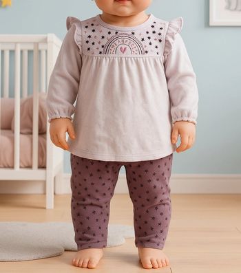 Très beau pyjama 2 pièces pour bébé fille