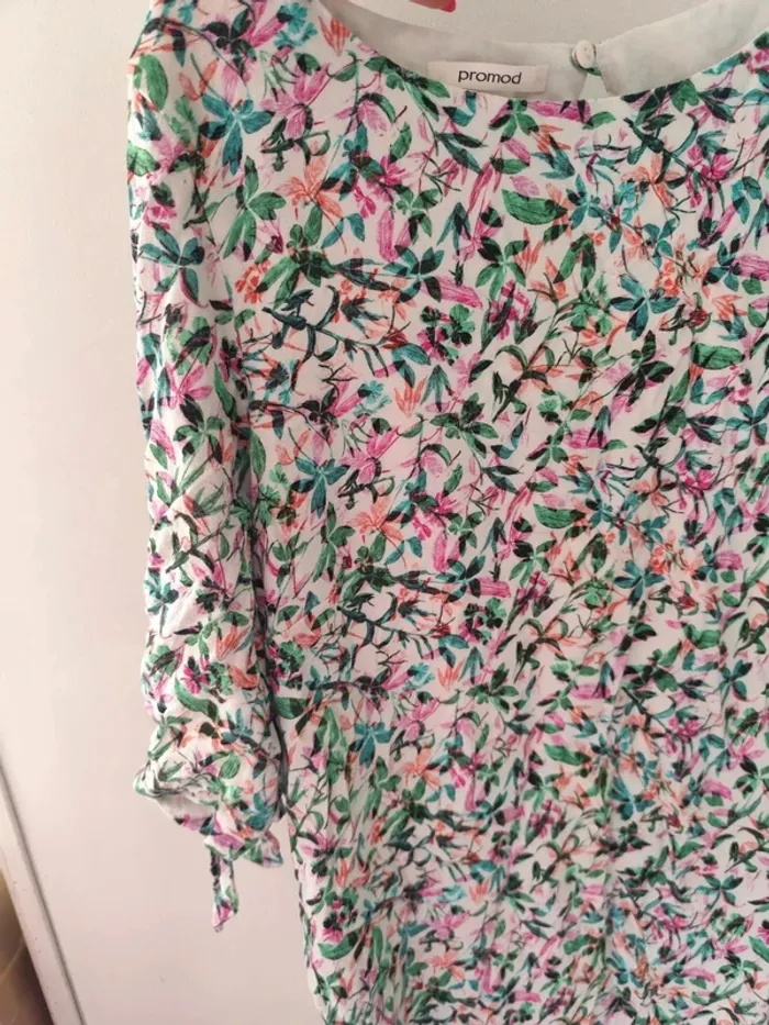 Robe d'été fleurie promod - photo numéro 2