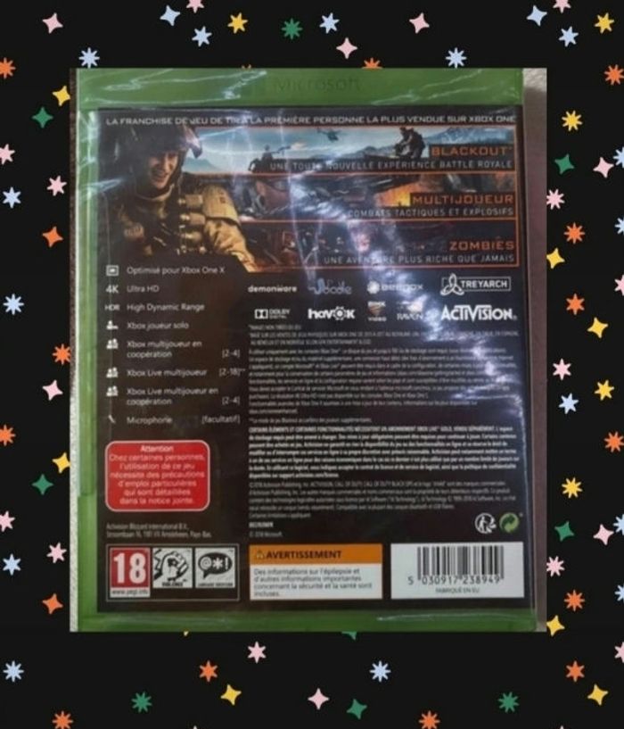 Jeux xbox one sous blister - photo numéro 2