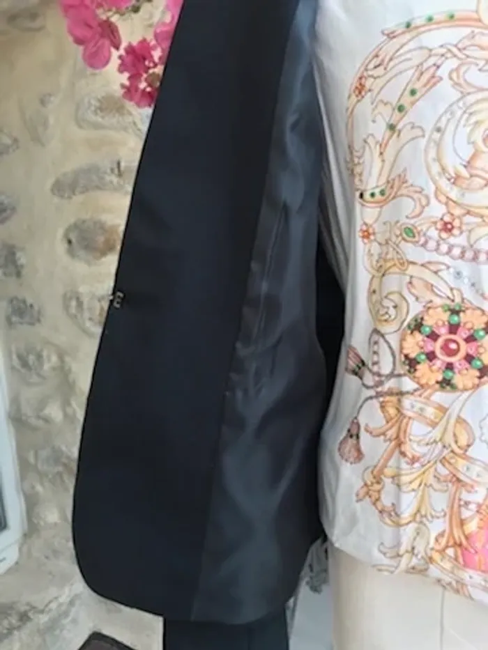 Jacqueline Riu - Veste de blazer noir classé professionnel casual - photo numéro 3