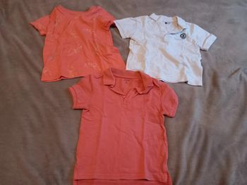 T-Shirts à Manches Courtes Taille 4 ans