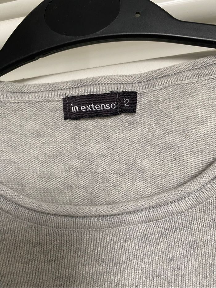 Pull   léger  gris . - photo numéro 3