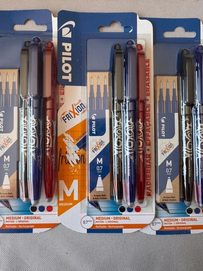 Lot de 3 paquets Rollerball effaçable Pilot - photo numéro 2