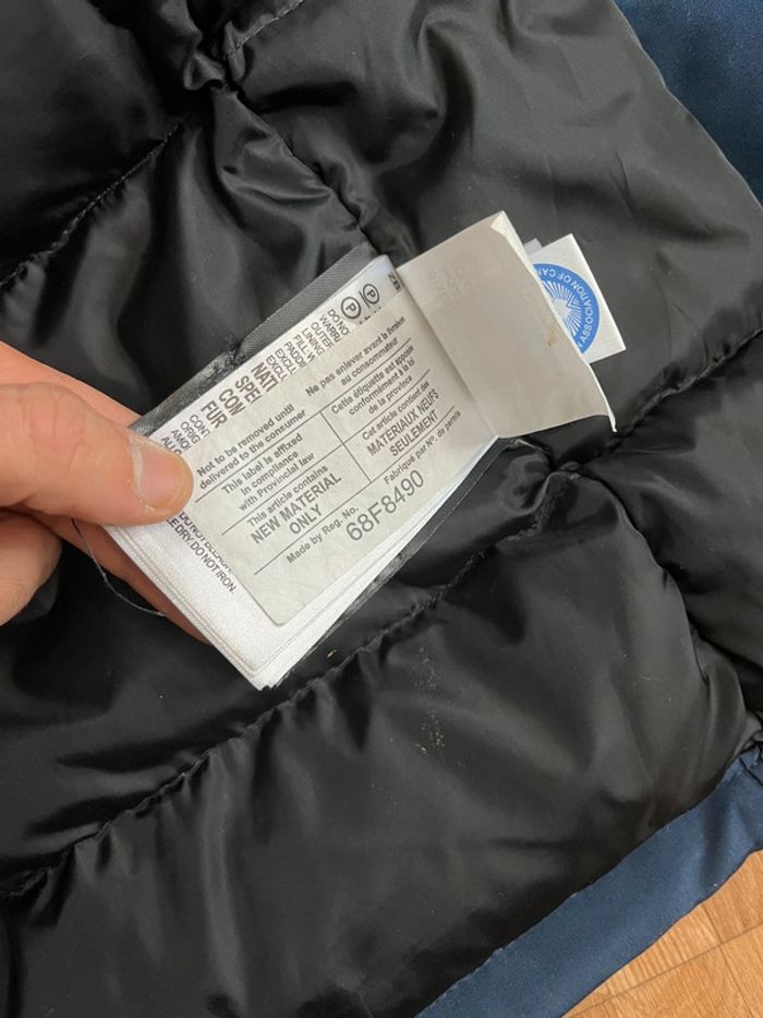 Manteau parka bleu Canada Goose - photo numéro 5