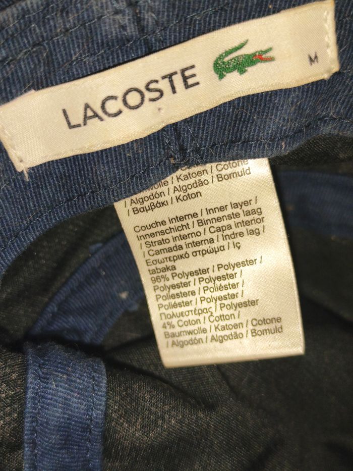 Bob Lacoste chapeau marine taille M usé - photo numéro 5