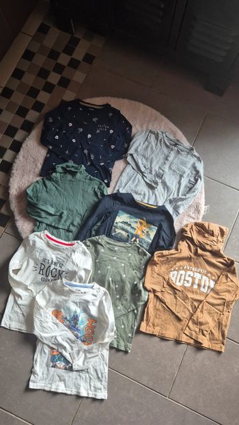 Lot de 8 tee shirts manches longues Kiabi 💥 6 ans