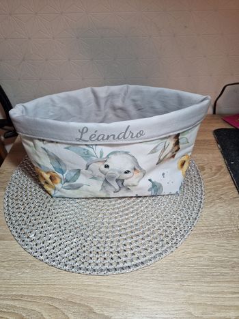 Corbeille en tissu personnalisé