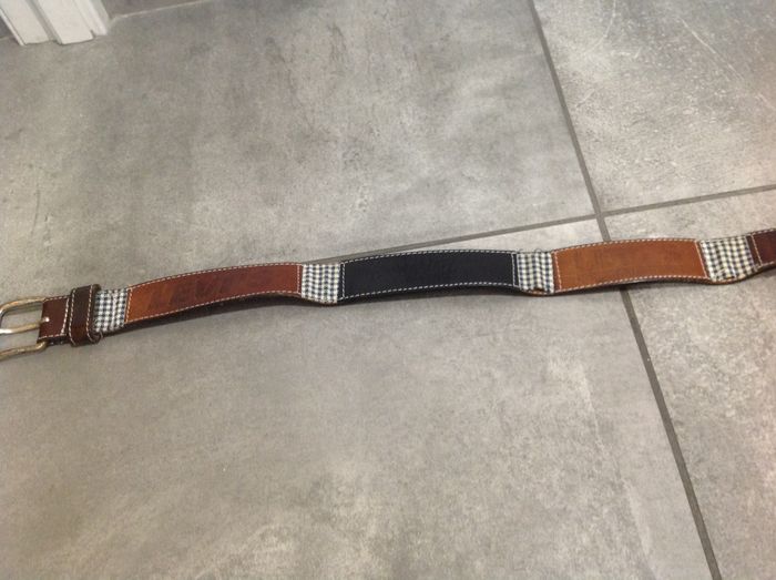 Ceinture homme en cuir marron vintage Levis - photo numéro 3