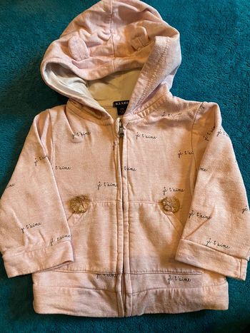 Gilet à capuche 12 mois