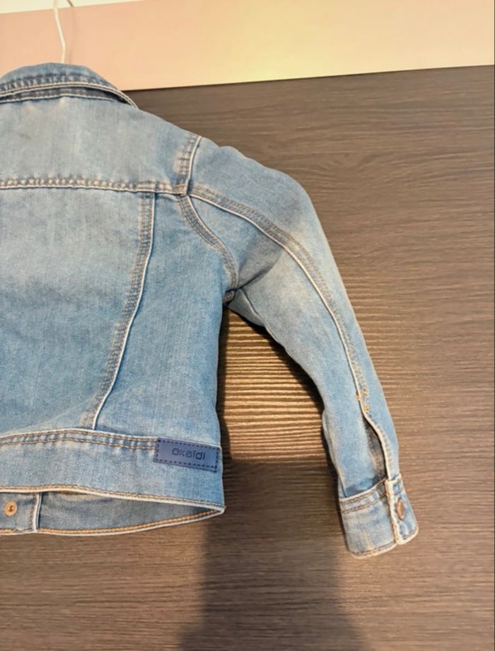 Veste en jean bleu Okaïdi 3 ans - photo numéro 3