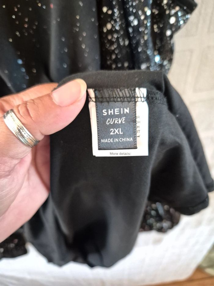 robe à paillettes shein taille 48 - photo numéro 6