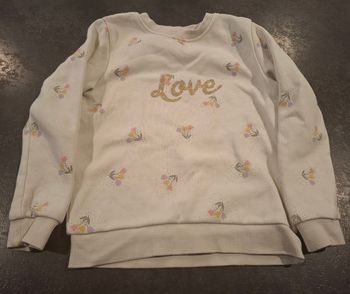 Sweat enfant écriture “Love” pailletée