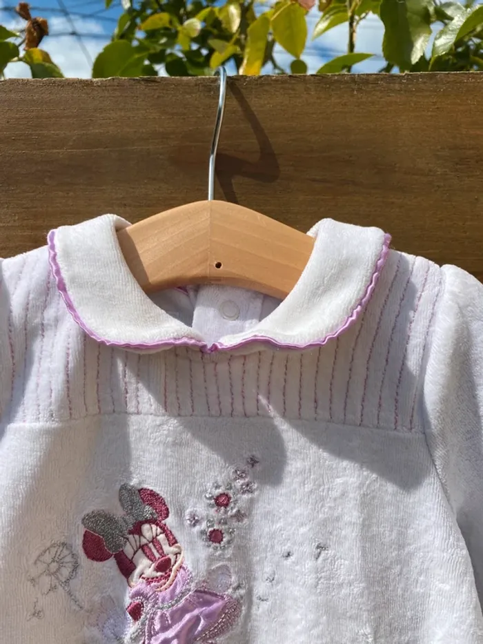 Pyjama 1 pièce bébé fille Minnie mouse Disney store 3 6 mois 68cm - photo numéro 7