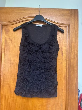 Débardeur noir, Tex Woman taille XS