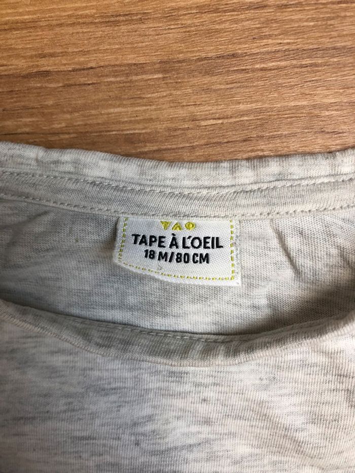 Pull gris chiné 18M - photo numéro 2