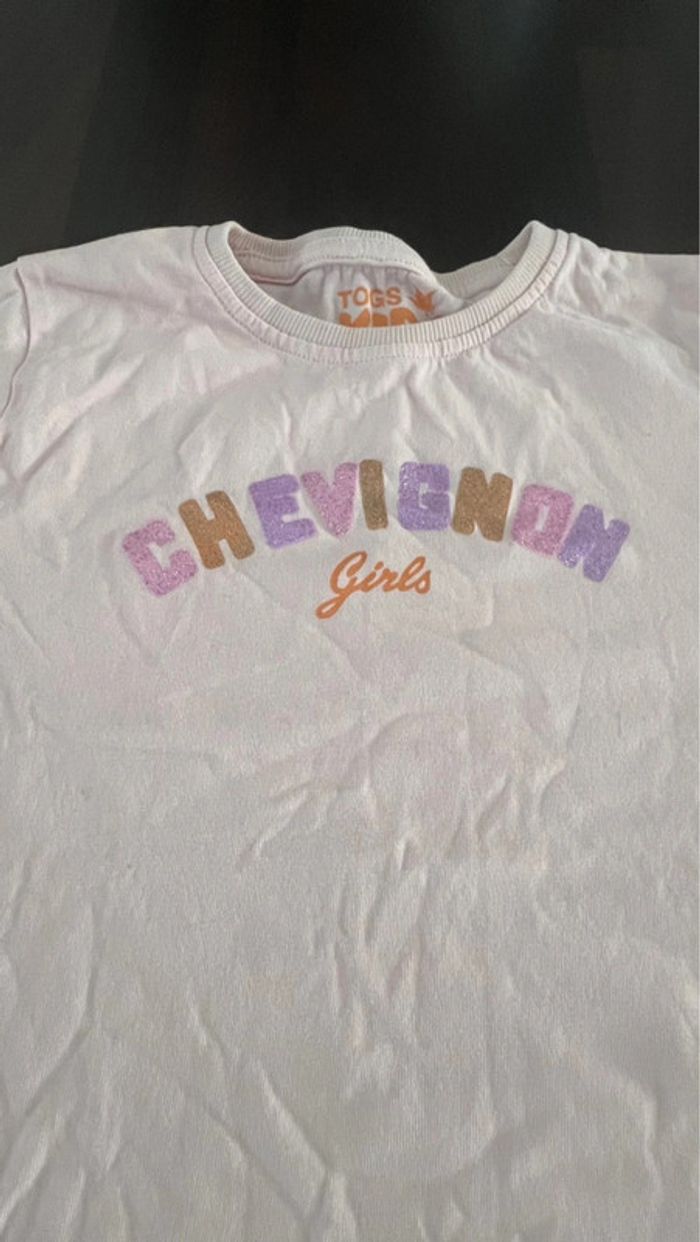 Très Joli ensemble chevignon en parfait état. Taille 8 ans 100% coton - photo numéro 5
