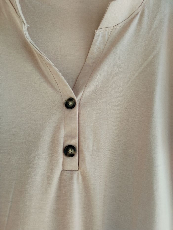 T-shirt femme taille 44 manches courtes rose - photo numéro 3