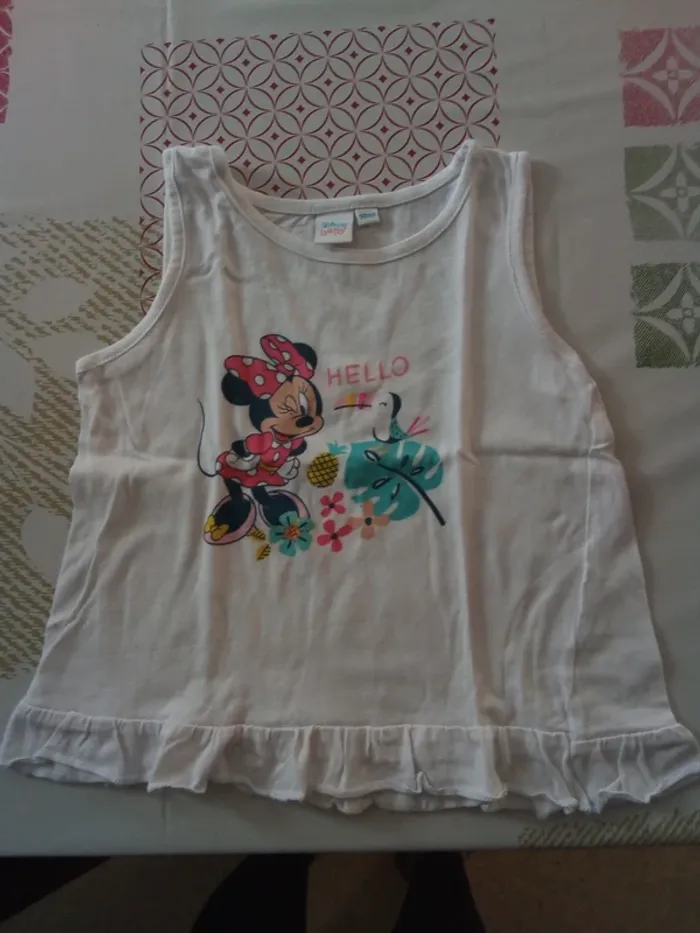 Ensemble short et débardeur Minnie 98 CMS (3  ans )(205) - photo numéro 2