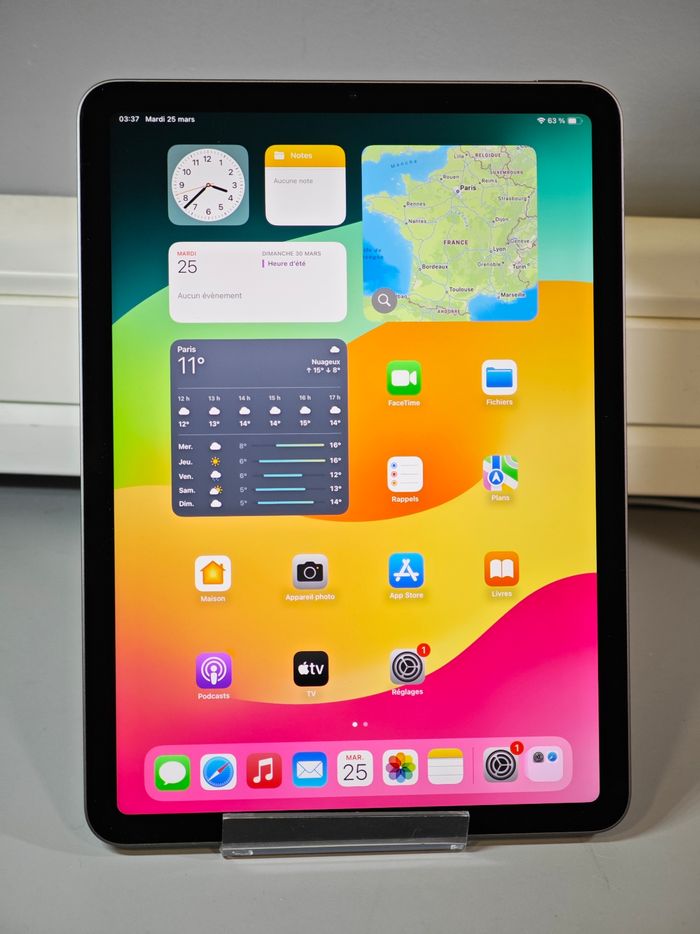 Tablette Apple iPad Air 5th Génération /10.9"/ Wifi/ 64Go/ Space Grey/ A2588/ 2 pochettes - photo numéro 7