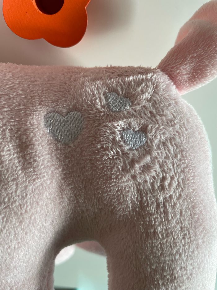 Peluche faon rose - photo numéro 5