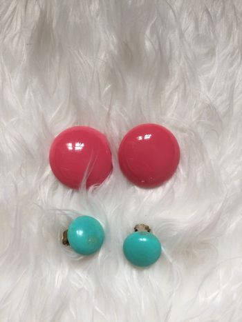 Boucles d’oreille boule vintage