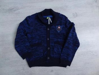 Gilet orchestra renard bleu marine 23 mois