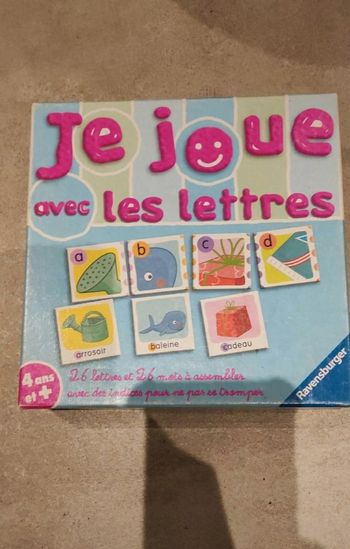 Jeu je joue avec les lettres