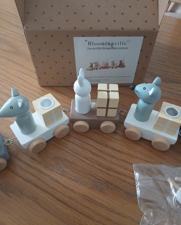 Bloomingville train en bois - photo numéro 5