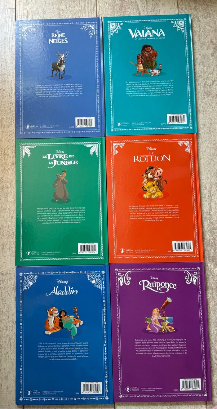 6 bd Disney neuves - photo numéro 2