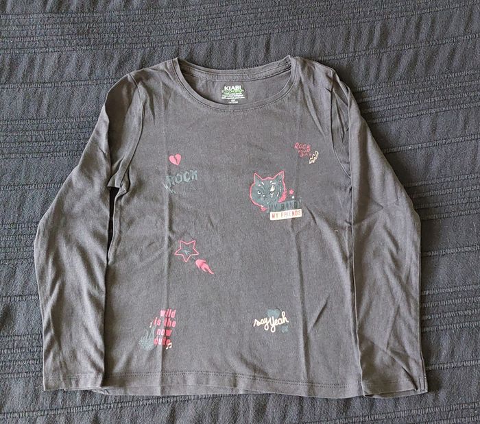 Tee-shirt imprimé manches longues