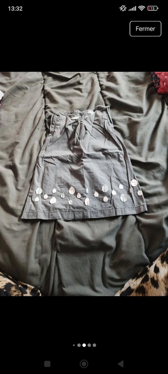 Lot de robes et salopette bébé fille 6 mois - photo numéro 6