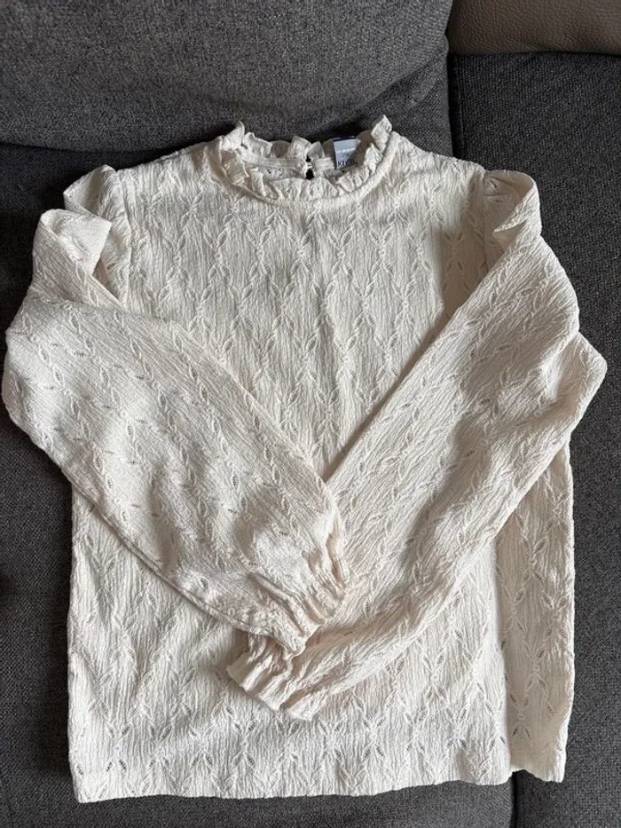 Blouse beige 12 ans kiabi