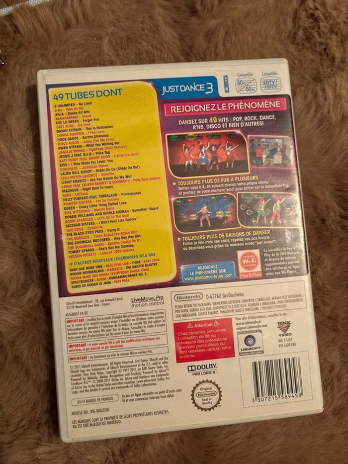 Jeu de wii just dance 3 - photo numéro 2