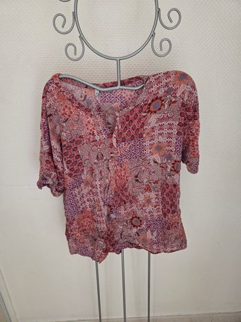 Blouse fluide motif bohème T.42 - Légère et agréable