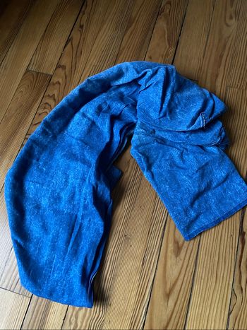 Drap housse bleu vintage