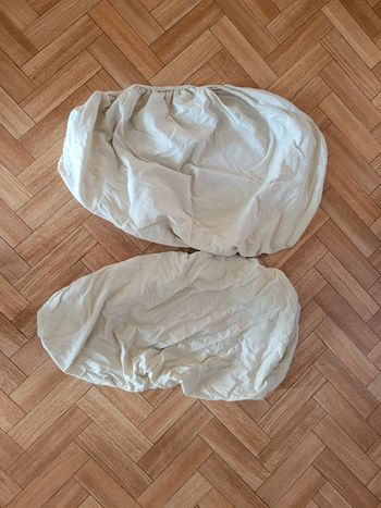 drap housse beige 40×80