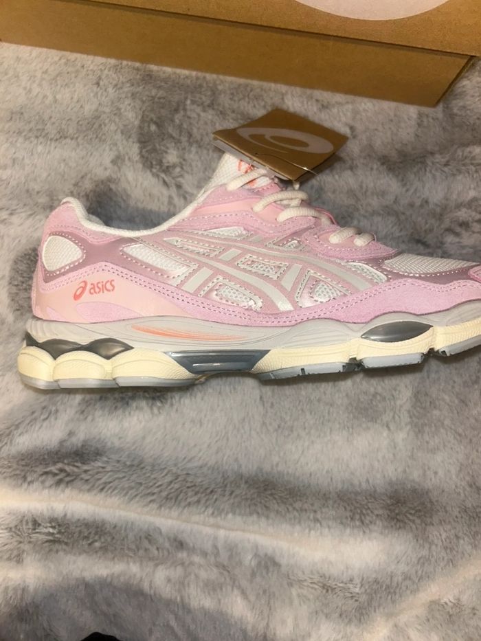 ASICS Gel-NYC Cream Mineral Beige Pink 37.5 - photo numéro 4