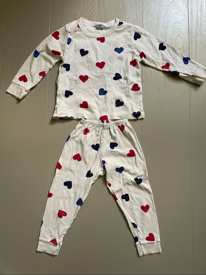 Pyjama cœur petit bateau