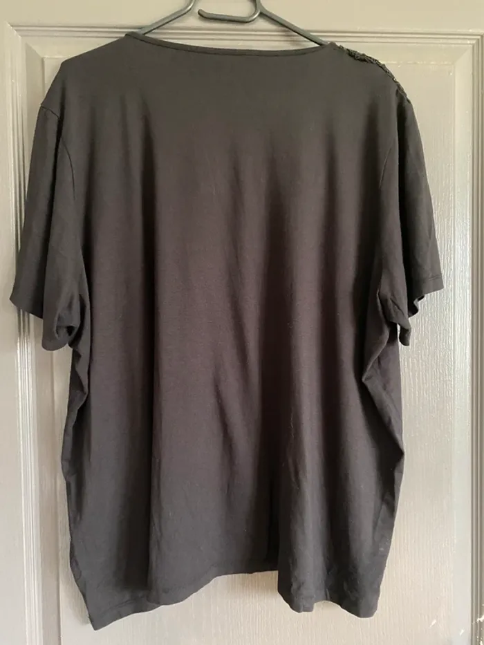 T-shirt fluide noir Canda 2XL - photo numéro 4