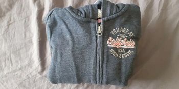 Veste à capuche doublée 8 ans