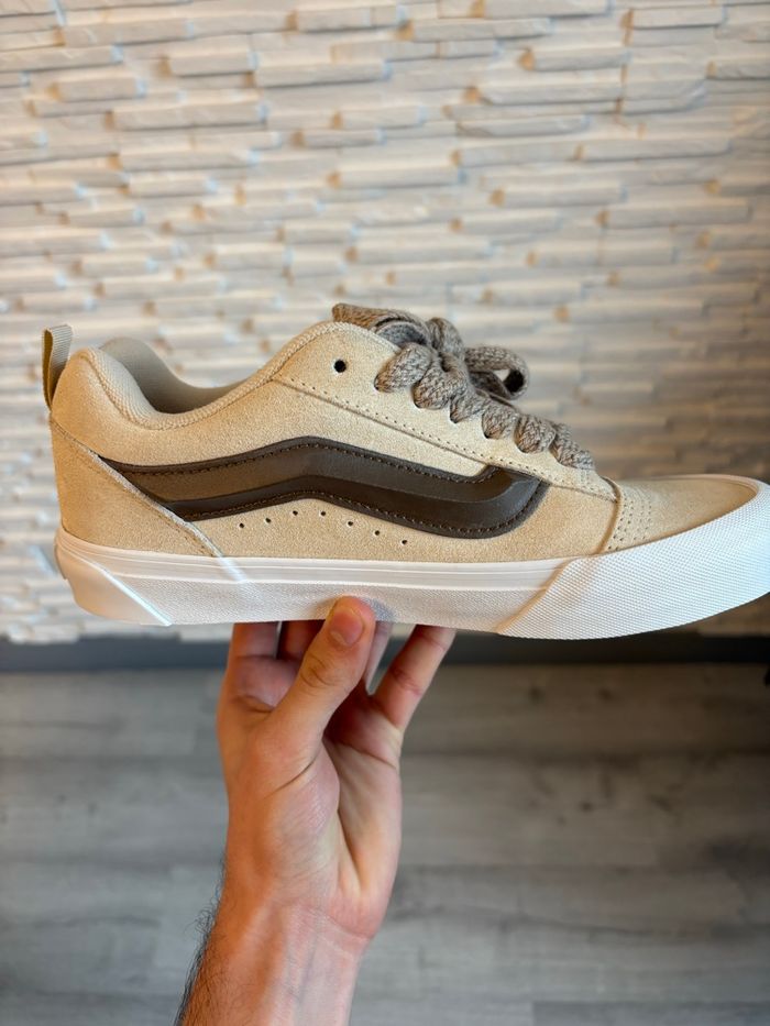 Vans Knu Skool écru – Baskets sneakers streetwear - photo numéro 2