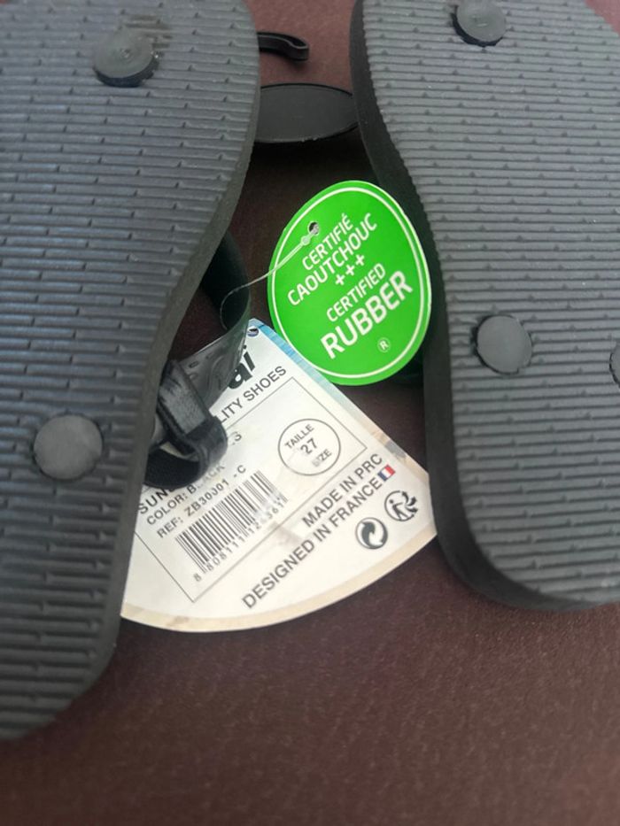 Tongs enfant Brésil _ Taille 27 - photo numéro 5