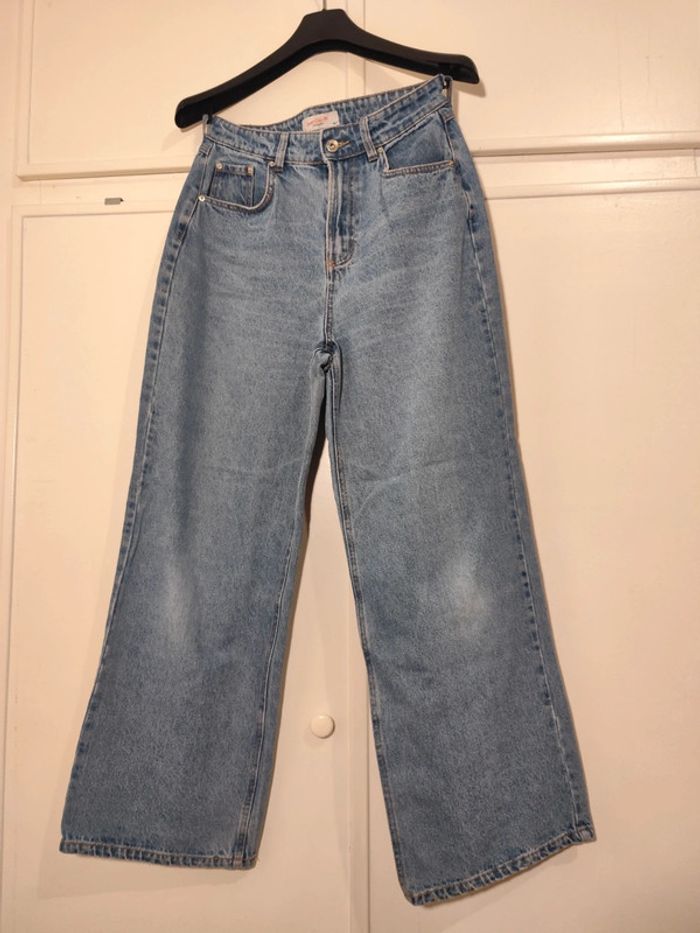 Jeans large femme taille 40 taille haute