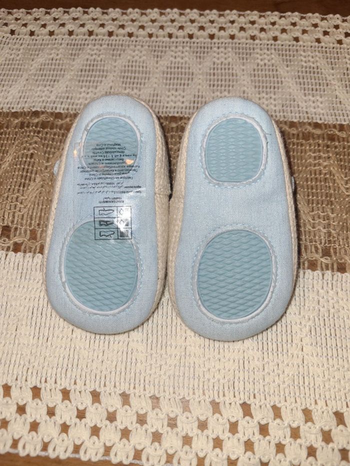 Chaussons bebe bleus 12/18 mois - photo numéro 3