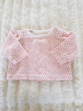 Tee-shirt fille 1 mois