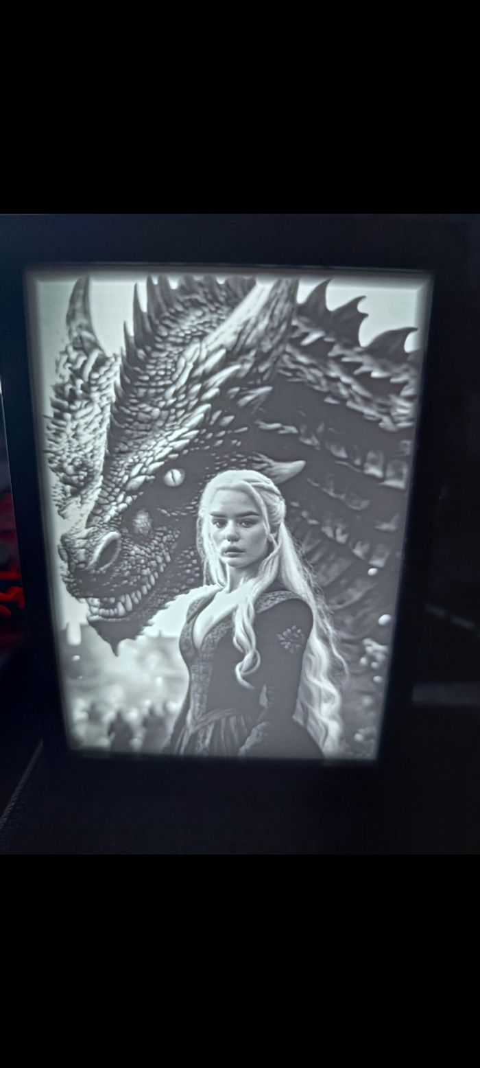 Lampe litho game of thrones - photo numéro 6