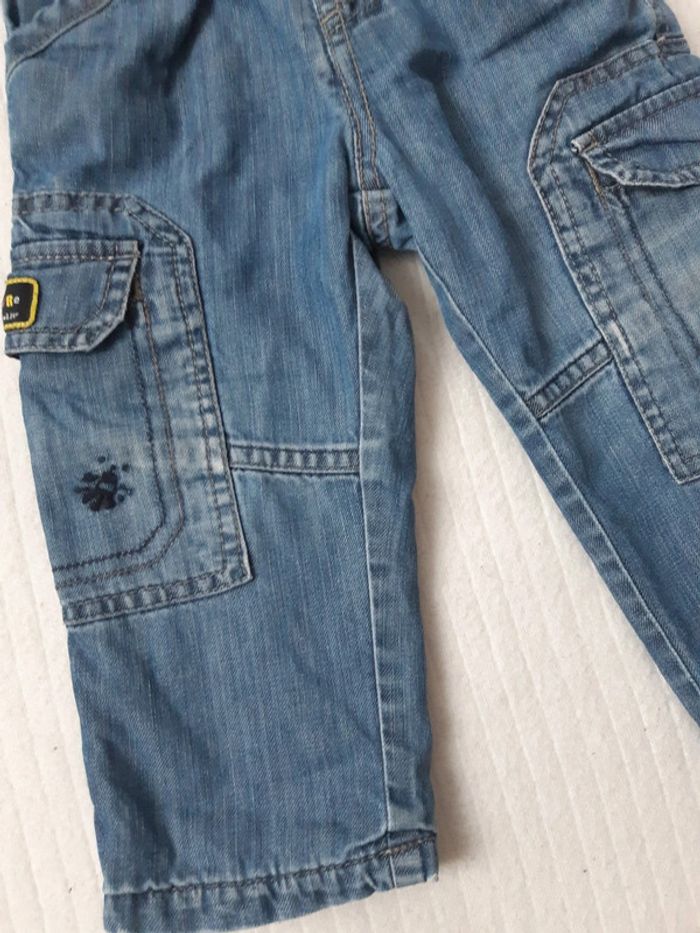 Pantalon jean doublé Sergent Major 18 mois - photo numéro 2